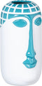 Vaas 14,5 x 13 x 24,5 cm Keramisch Blauw Wit