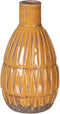 Vaas 14 x 14 x 25,5 cm Keramisch Mosterd