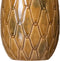 Vaas 15 x 15 x 22,5 cm Keramisch Mosterd