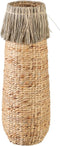 Vaas 23 x 23 x 82 cm Natuurlijk Natuurlijke Vezel