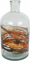 Vaas art glas l12b12h22 cm