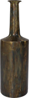 Vaas Bergamo large - ø24x75 - Messing antiek goud - Metaal