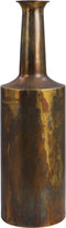 Vaas Bergamo small - ø17x55 - Messing antiek goud - Metaal