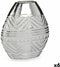 Vaas Breedte Zilverkleurig Keramisch 8 x 19,5 x 17,5 cm (6 Stuks)