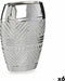 Vaas Breedte Zilverkleurig Keramisch 9,5 x 26,5 x 19,5 cm (6 Stuks)