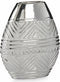 Vaas Breedte Zilverkleurig Keramisch 9,8 x 26,5 x 22 cm (6 Stuks)