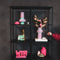 Vaas - Bretonse Streep - Keramiek - Mintgroen/Roze - 13x13x25cm