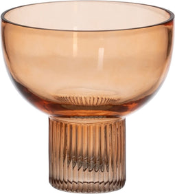 Vaas Bruin Kristal 15 x 15 x 15 cm