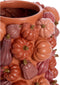 Vaas deco Ø27,5x33 cm PUMPKIN rood - Pompoen