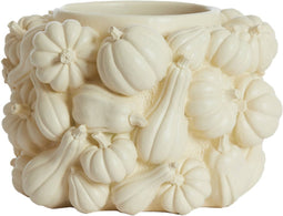 Vaas deco Ø28x18 cm PUMPKIN crème - Pompoen