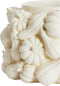 Vaas deco Ø28x18 cm PUMPKIN crème - Pompoen