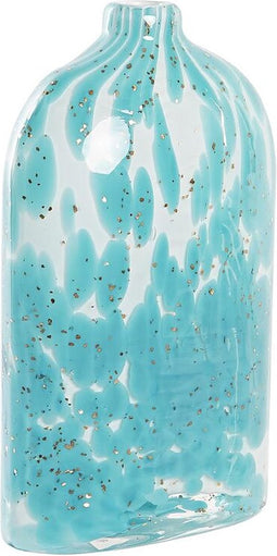 Vaas DKD Home Decor 12 x 7,5 x 21,5 cm Kristal Blauw Mediterrane