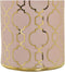 Vaas DKD Home Decor 13,5 x 13,5 x 36 cm Porselein Roze Gouden Orientaals Verchroomd