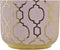 Vaas DKD Home Decor 13 x 13 x 26 cm Porselein Roze Gouden Orientaals Verchroomd