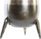 Vaas DKD Home Decor 15,5 x 15,5 x 26 cm Zilverkleurig Gouden Aluminium Modern (2 Stuks)