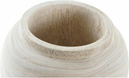 Vaas DKD Home Decor 15 x 15 x 24 cm Natuurlijk Bruin