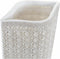 Vaas DKD Home Decor 17 x 10 x 47 cm Wit Hars Modern