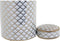 Vaas DKD Home Decor 18 x 18 x 30,5 cm Porselein Gouden Wit