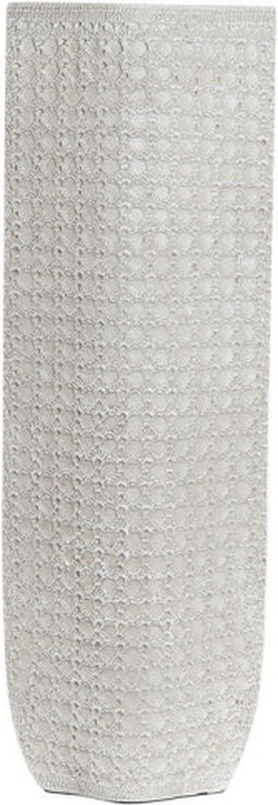 Vaas DKD Home Decor 20 x 12 x 58 cm Wit Hars Modern