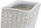 Vaas DKD Home Decor 20 x 12 x 58 cm Wit Hars Modern