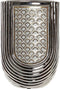 Vaas DKD Home Decor 21 x 11 x 31 cm Zilverkleurig Gouden Keramiek