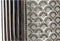 Vaas DKD Home Decor 21 x 11 x 31 cm Zilverkleurig Gouden Keramiek