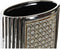 Vaas DKD Home Decor 21 x 11 x 31 cm Zilverkleurig Gouden Keramiek