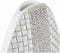 Vaas DKD Home Decor 25 x 10 x 51 cm Wit Hars Modern