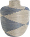 Vaas DKD Home Decor 40 x 40 x 48 cm Natuurlijk Blauw Zeegras Mediterrane
