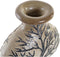 Vaas DKD Home Decor Boomstructuur Kristal Zwart Beige Terra cotta (30 x 15 x 33,5 cm)