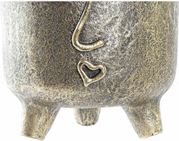 Vaas DKD Home Decor Gezicht Gouden Modern (33 x 23 x 25,5 cm)