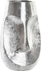 Vaas DKD Home Decor Gezicht Zilverkleurig Aluminium 19 x 19 x 31 cm Modern