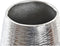 Vaas DKD Home Decor Gezicht Zilverkleurig Aluminium 19 x 19 x 31 cm Modern