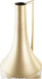 Vaas DKD Home Decor Gouden Metaal Crème Tropisch Blad van een plant (21 x 21 x 81 cm)