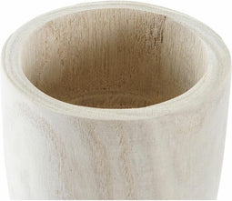 Vaas DKD Home Decor Natuurlijk Bruin 12 x 12 x 25 cm