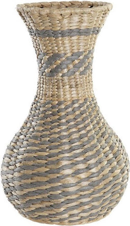 Vaas DKD Home Decor Natuurlijk Grijs 25 x 25 x 41 cm