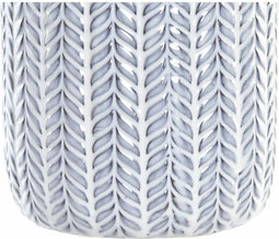 Vaas DKD Home Decor Porselein Blauw Wit 16 x 16 x 25 cm Mediterrane