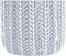 Vaas DKD Home Decor Porselein Blauw Wit 16 x 16 x 25 cm Mediterrane