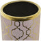 Vaas DKD Home Decor Porselein Roze Gouden Orientaals 14 x 14 x 32 cm Verchroomd