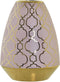 Vaas DKD Home Decor Porselein Roze Gouden Orientaals (18 x 18 x 24 cm)