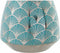 Vaas DKD Home Decor Porselein Turkoois Orientaals Verchroomd 16 x 16 x 18 cm