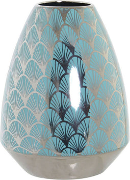 Vaas DKD Home Decor Turkoois Porselein Orientaals (18 x 18 x 24 cm)