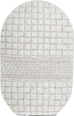 Vaas DKD Home Decor Wit Hars Modern 18 x 6 x 28 cm