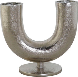 Vaas DKD Home Decor Zilverkleurig Aluminium 19 x 11 x 17 cm