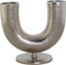 Vaas DKD Home Decor Zilverkleurig Aluminium 19 x 11 x 17 cm