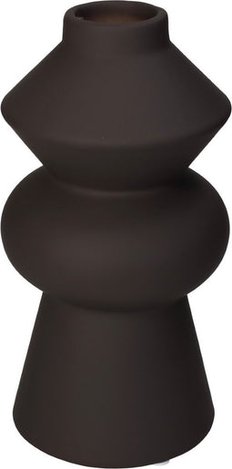 Vaas dolomiet bruin 10.1x10.1x20 cm