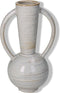 Vaas fijn aardewerk beige 14,5x11x23,6 cm