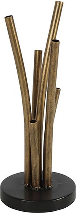 Vaas Genius L antiek goud/zwart