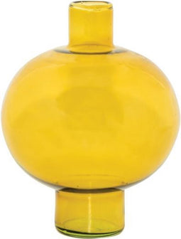 Vaas gerecycleerd glas ambergroen