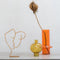 Vaas gerecycleerd glas ambergroen